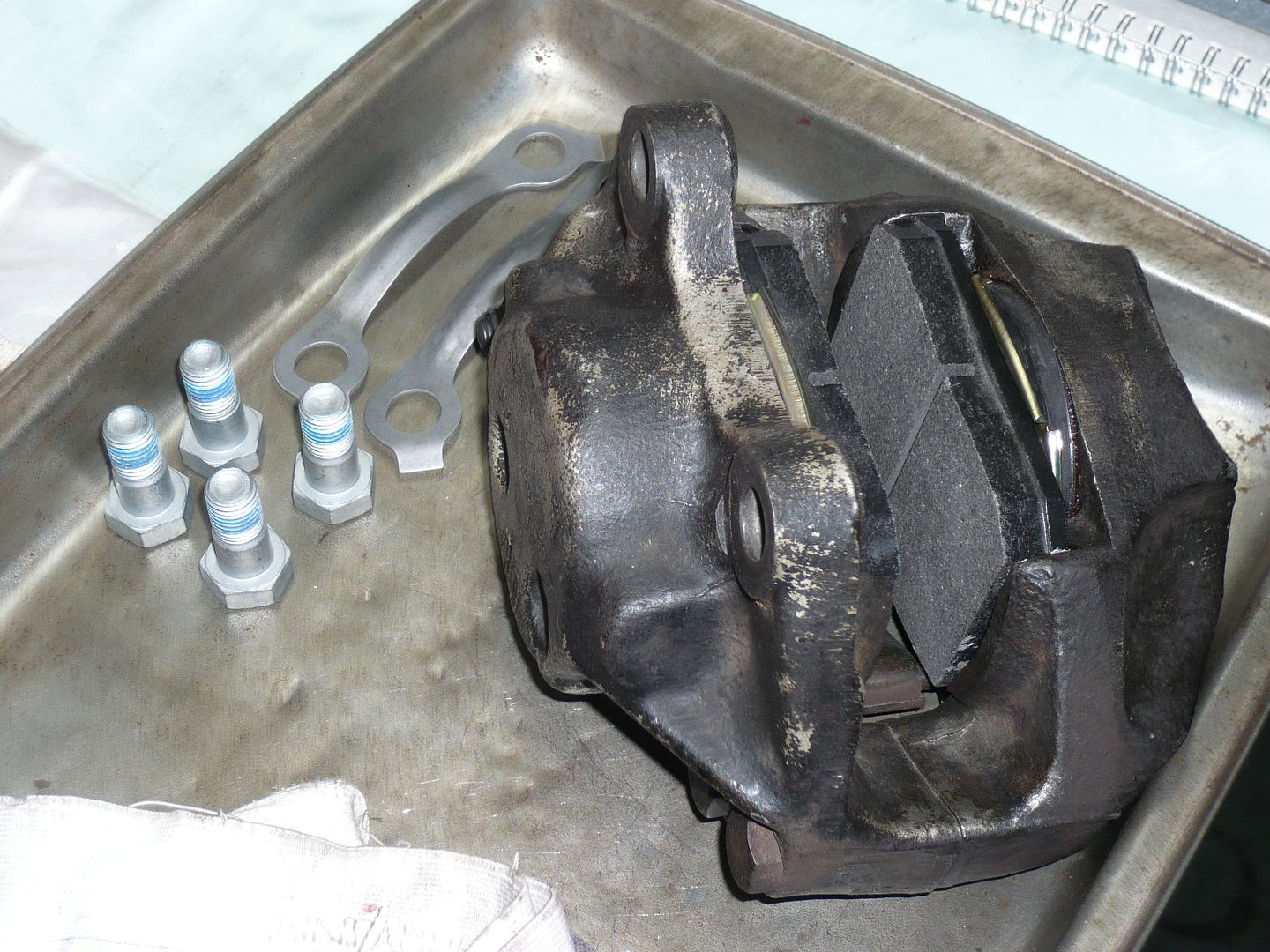 Front caliper failure in 280 SE, next in a litany of continuing faults!